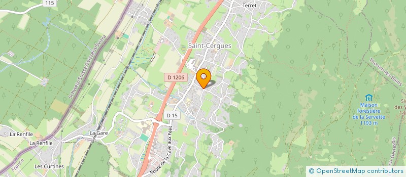 localisation de l'entreprise LA BONNE BONNE BOUCHE ET COMPAGNIE  SAINT-CERGUES