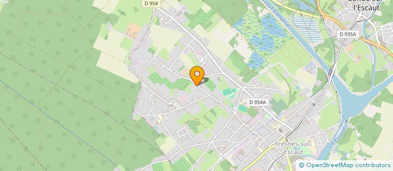 localisation de l'entreprise LA BONNE BOUFFE  FRESNES-SUR-ESCAUT