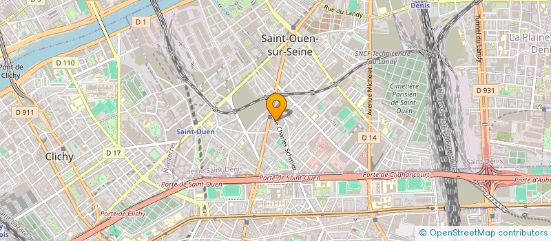 localisation de l'entreprise LA BONNE BRAISE à SAINT-OUEN-SUR-SEINE