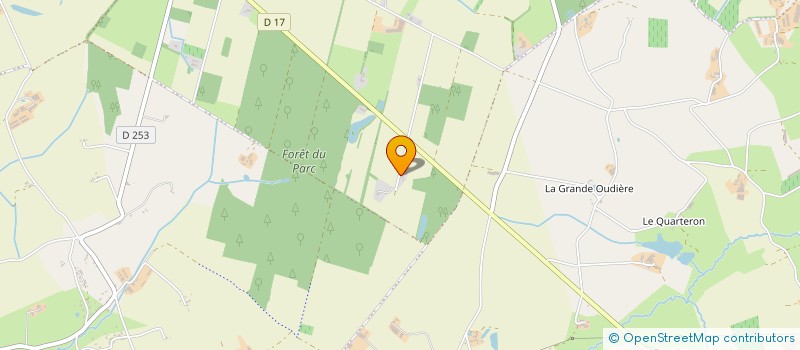 localisation de l'entreprise LA BONNE BREIZH  OREE D ANJOU