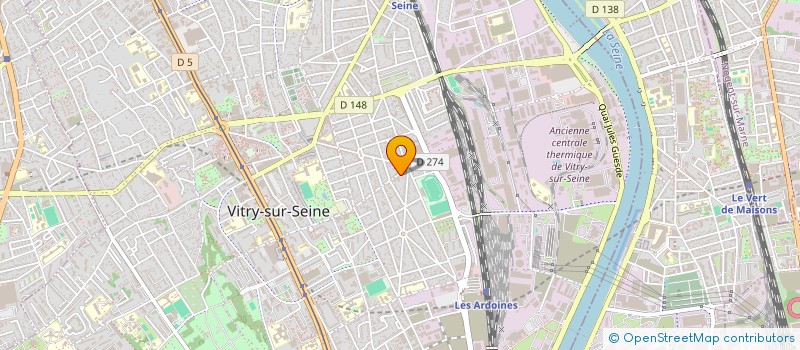 localisation de l'entreprise LA BONNE BRIOCHE à VITRY-SUR-SEINE