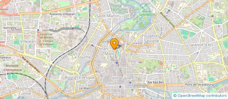 localisation de l'entreprise LA BONNE CHARLOTTE à RENNES