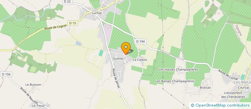 localisation de l'entreprise LA BONNE CHAUFFE à CHASSORS