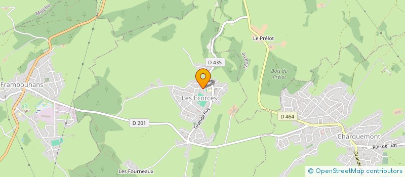 localisation de l'entreprise LA BONNE COLLE  LES ECORCES