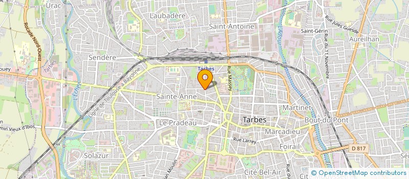 localisation de l'entreprise LA BONNE CONDUITE BIGOURDANE  TARBES