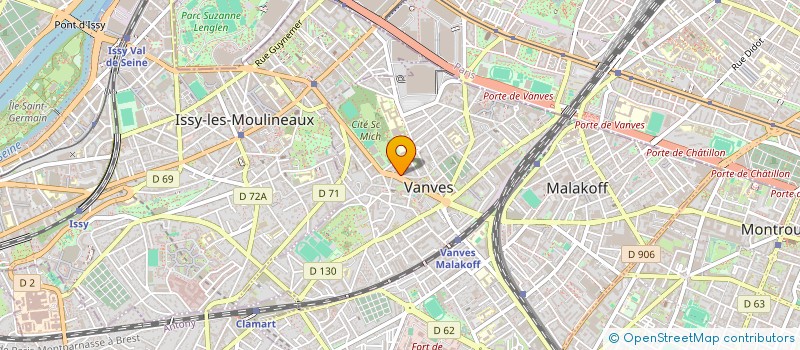 localisation de l'entreprise LA BONNE CREPE à VANVES