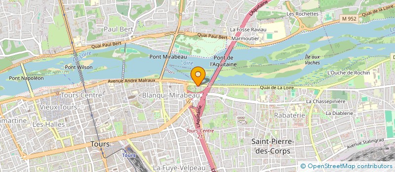 localisation de l'entreprise LA BONNE DAME  SAINT-PIERRE-DES-CORPS