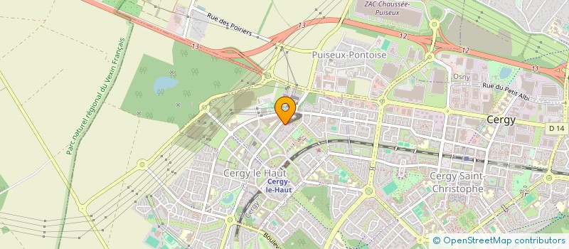 localisation de l'entreprise LA BONNE DECOUVERTE  CERGY