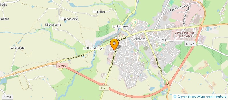 localisation de l'entreprise LA BONNE ETAPE  SAINT-PAUL-DU-BOIS