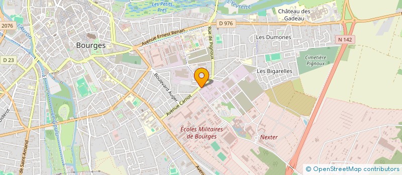 localisation de l'entreprise LA BONNE ETOILE  BOURGES