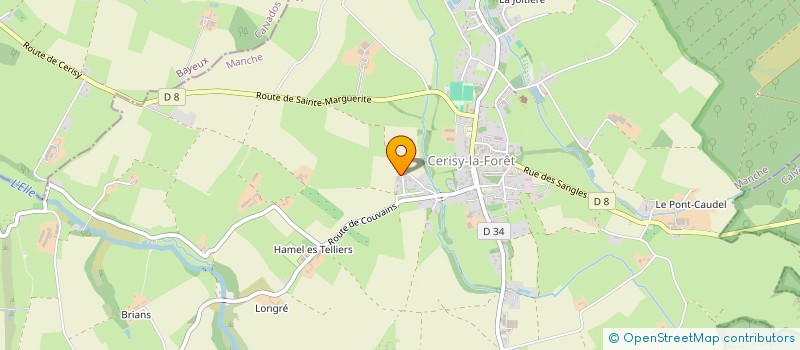 localisation de l'entreprise LA BONNE ETOILE  CERISY-LA-FORET