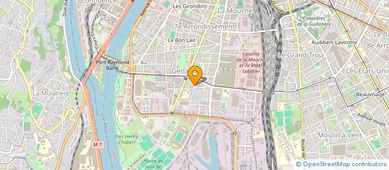 localisation de l'entreprise LA BONNE ETOILE  LYON