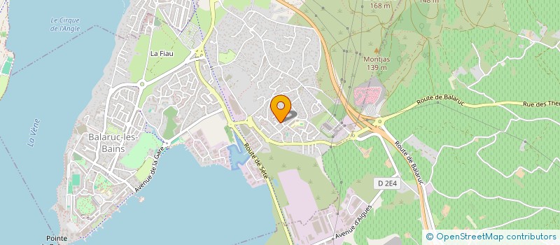 localisation de l'entreprise LA BONNE ETOILE  BALARUC-LES-BAINS