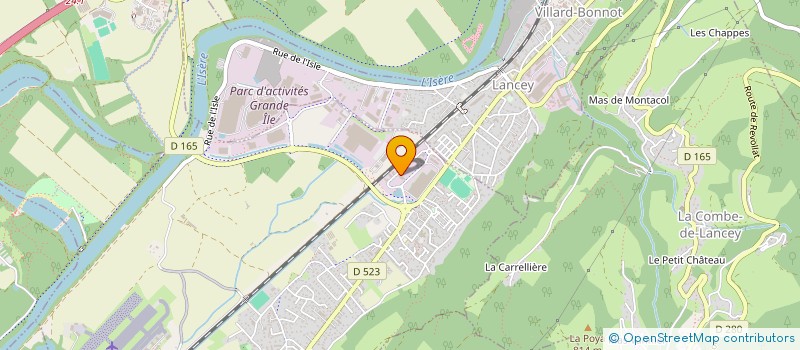 localisation de l'entreprise LA BONNE ETOILE  LE VERSOUD