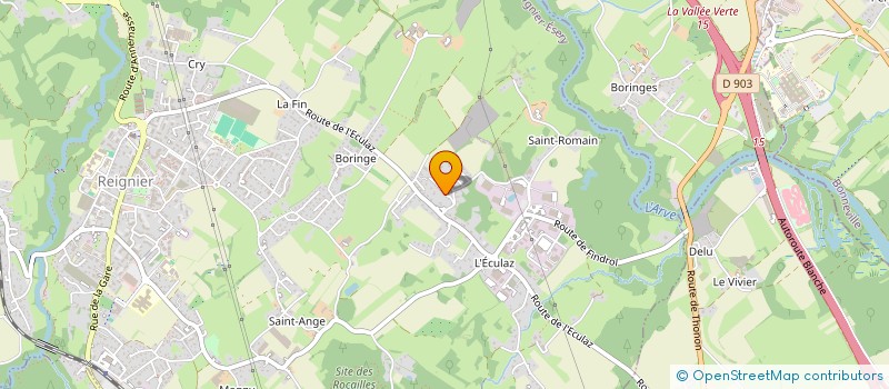 localisation de l'entreprise LA BONNE FEE CONCIERGERIE à REIGNIER-ESERY