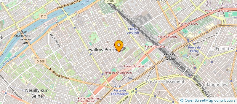 localisation de l'entreprise LA BONNE FORMATION à CLICHY