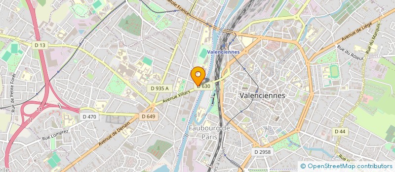 localisation de l'entreprise LA BONNE FOURCHETTE  VALENCIENNES