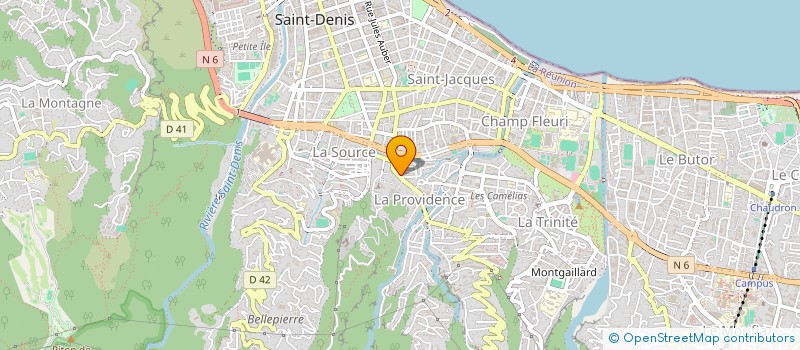 localisation de l'entreprise LA BONNE FOURNEE à SAINT-DENIS