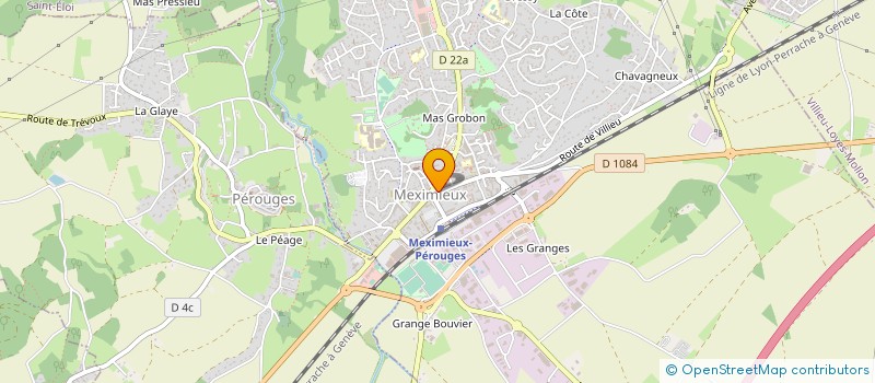localisation de l'entreprise LA BONNE FRIP' à MEXIMIEUX