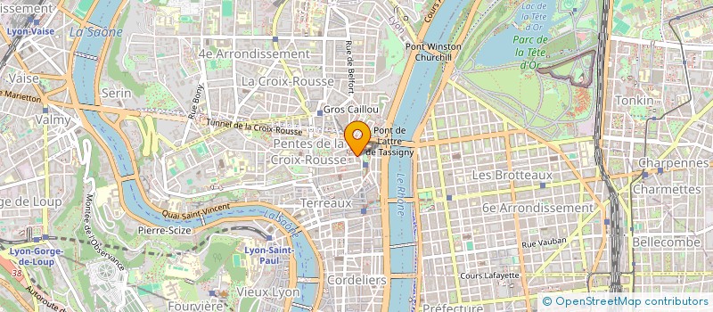 localisation de l'entreprise LA BONNE GACHE à LYON