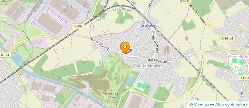 localisation de l'entreprise LA BONNE GOURMANDISE  EVIN-MALMAISON