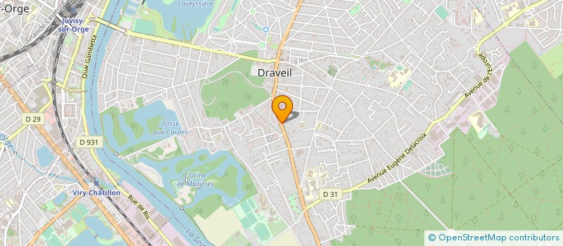 localisation de l'entreprise LA BONNE GRAINE à DRAVEIL