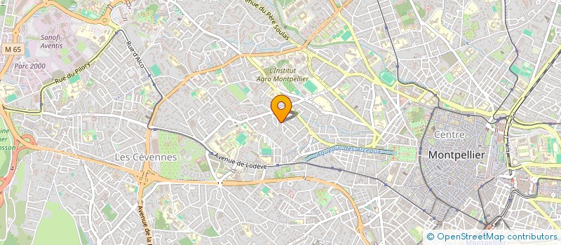 localisation de l'entreprise LA BONNE GRAINE à MONTPELLIER
