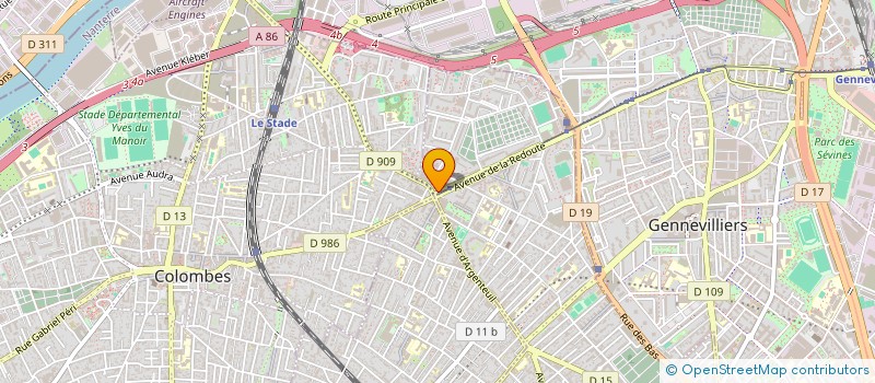 localisation de l'entreprise LA BONNE GRILLADE à ASNIERES-SUR-SEINE