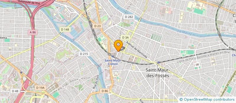 localisation de l'entreprise LA BONNE HEURE à SAINT-MAUR-DES-FOSSES