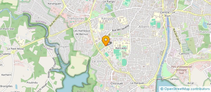 localisation de l'entreprise LA BONNE HUMEUR VANNETAISE à VANNES