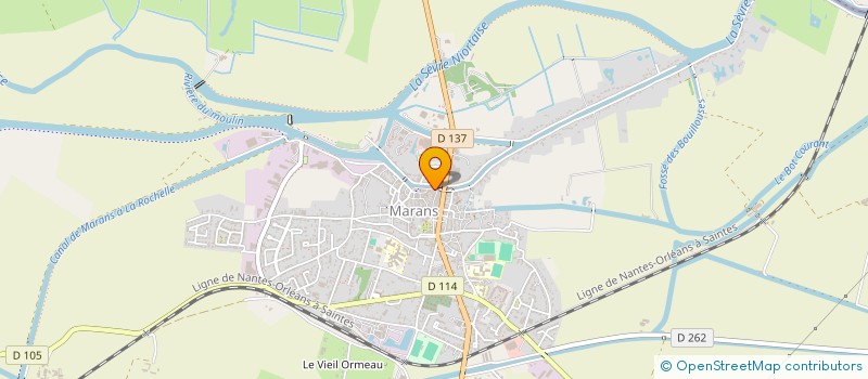 localisation de l'entreprise LA BONNE IDEE  MARANS