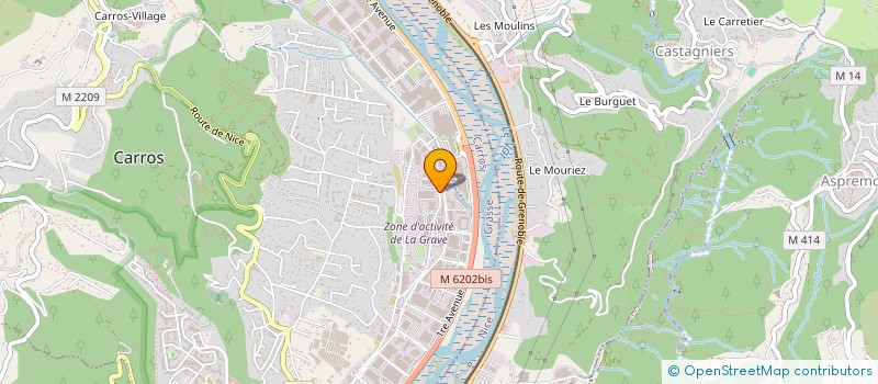 localisation de l'entreprise LA BONNE IMPRESSION à CARROS