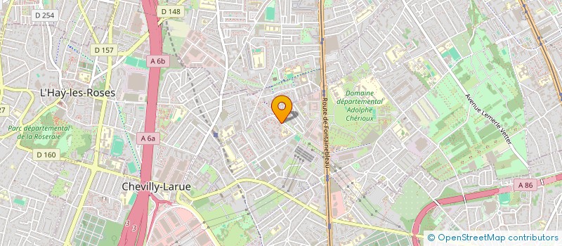 localisation de l'entreprise LA BONNE MAREE  CHEVILLY-LARUE