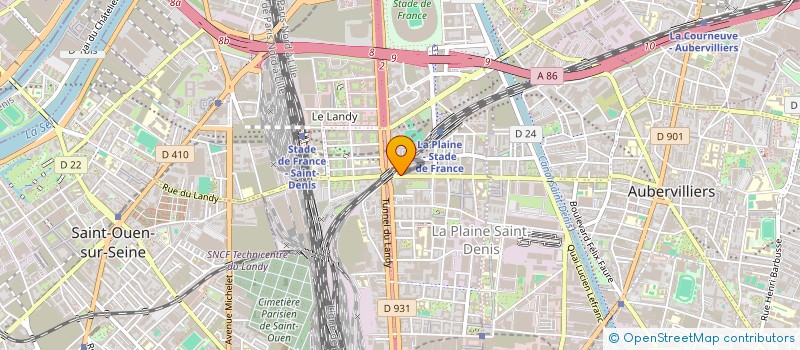 localisation de l'entreprise LA BONNE MATINEE à SAINT-DENIS
