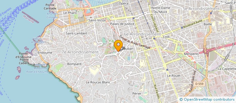 localisation de l'entreprise LA BONNE MER à MARSEILLE