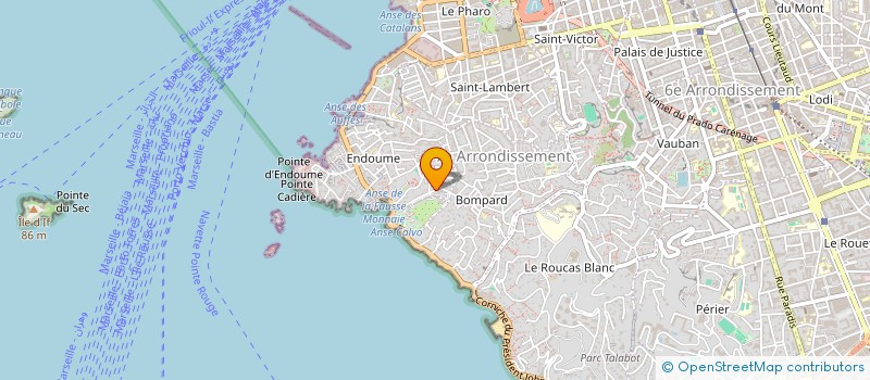 localisation de l'entreprise LA BONNE MIGNE à MARSEILLE 7