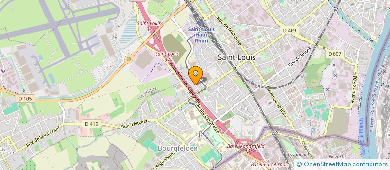 localisation de l'entreprise LA BONNE NOUVELLE EN ACTIONS à SAINT-LOUIS