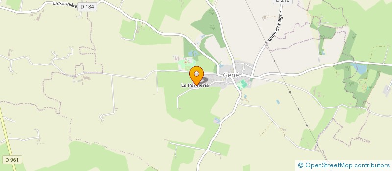 localisation de l'entreprise LA BONNE OCCASE  SAUJON