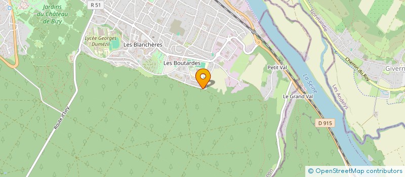 localisation de l'entreprise LA BONNE OCCASE  VERNON