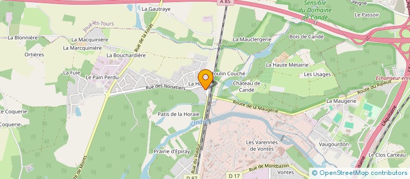 localisation de l'entreprise LA BONNE OCCAZ'  JOUE-LES-TOURS