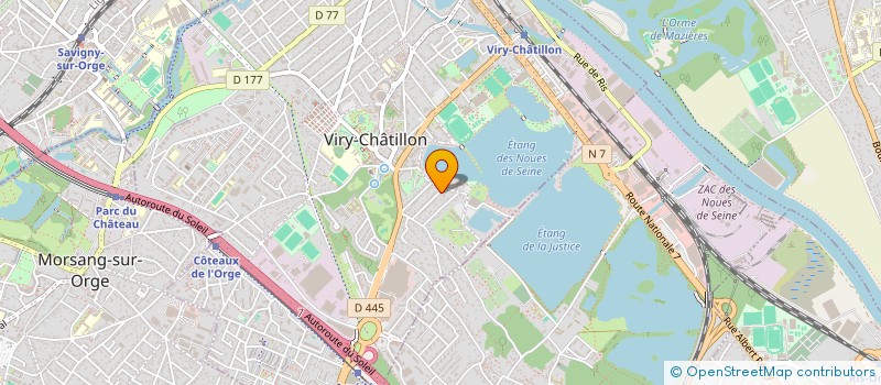 localisation de l'entreprise LA BONNE PECHE à VIRY-CHATILLON