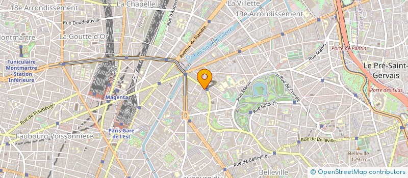 localisation de l'entreprise LA BONNE PIOCHE  PARIS