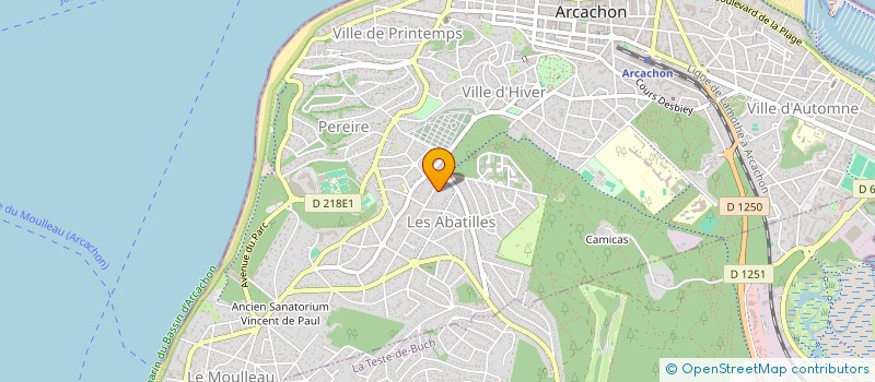 localisation de l'entreprise LA BONNE PLANQUE à LA TESTE-DE-BUCH