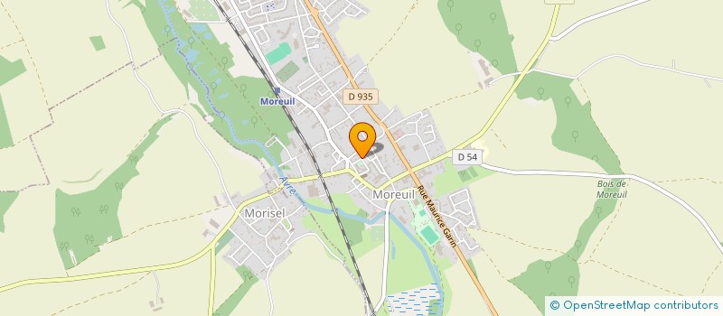 localisation de l'entreprise LA BONNE POINTURE à MOREUIL