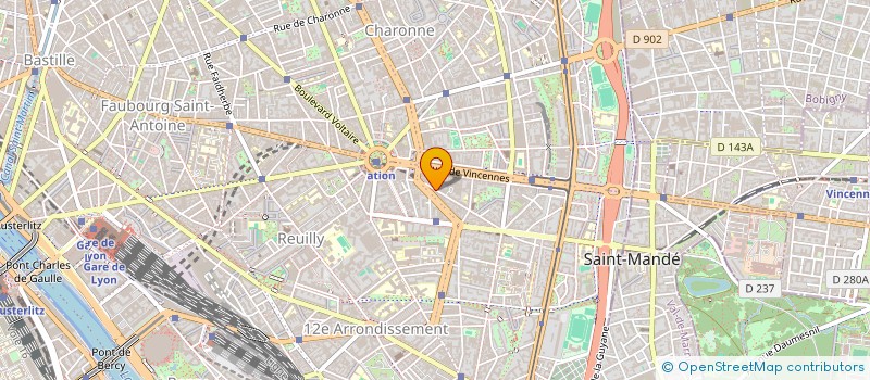 localisation de l'entreprise LA BONNE POIRE  PARIS