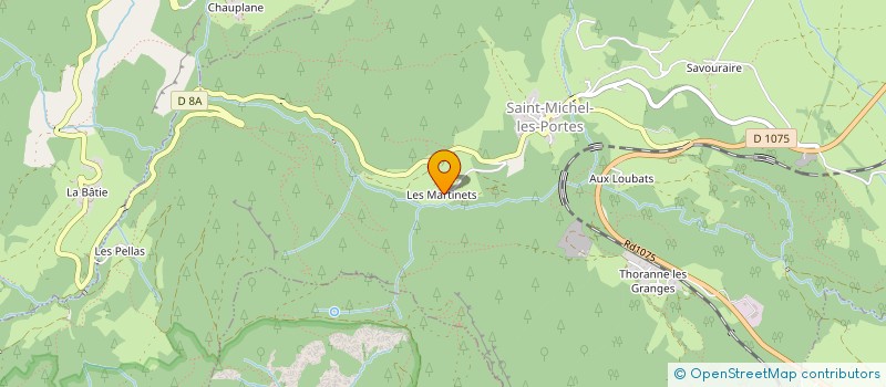 localisation de l'entreprise LA BONNE PORTE à SAINT-MICHEL-LES-PORTES