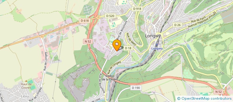 localisation de l'entreprise LA BONNE PORTE MENUISERIE  LONGWY