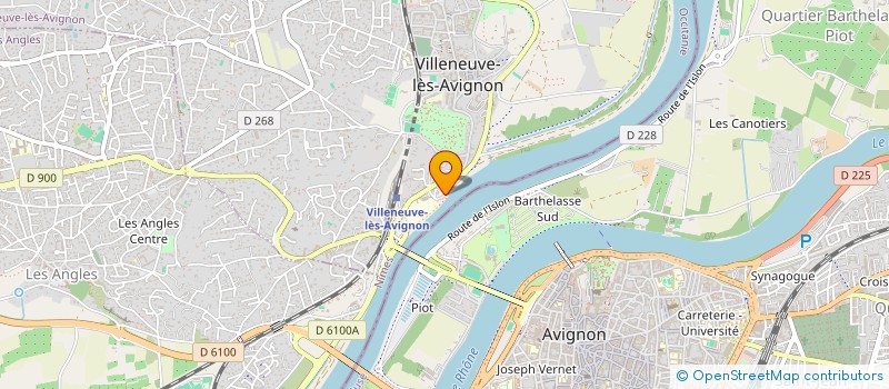 localisation de l'entreprise LA BONNE ROCHE  VILLENEUVE-LES-AVIGNON