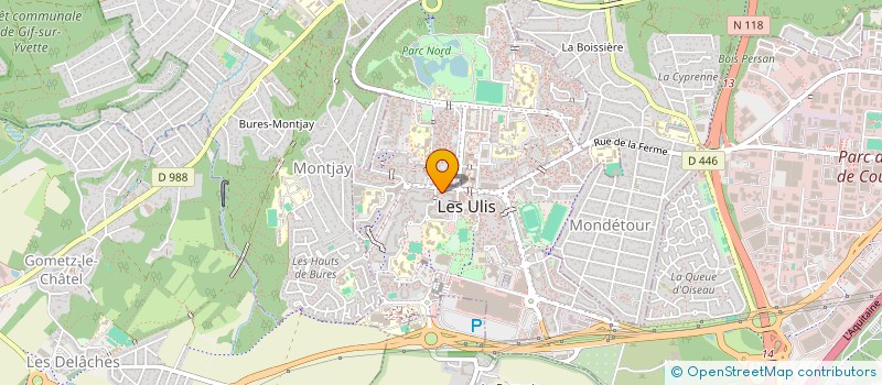 localisation de l'entreprise LA BONNE SAISON  LES ULIS