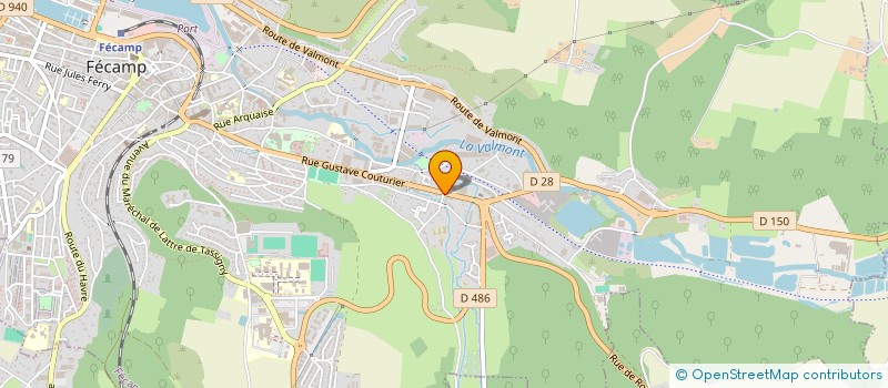 localisation de l'entreprise LA BONNE TABLE à FECAMP